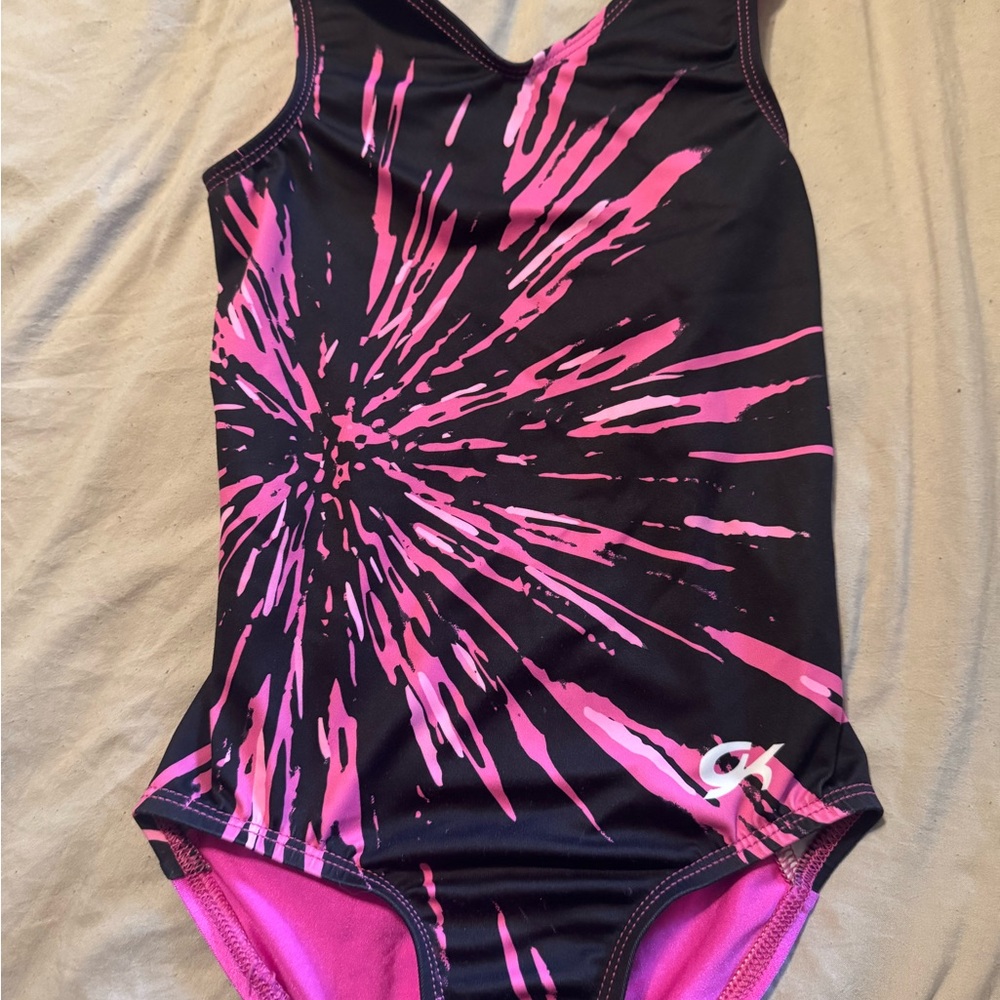 GK Pink and Black Gymnastic Leo